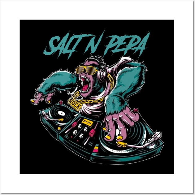 SALT-N-PEPA RAPPER Wall Art by Tronjoannn-maha asyik 